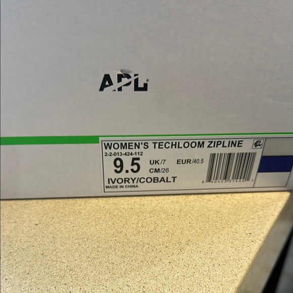 APL Women's Techloom Zipline - Ivory and Cobalt - Picture 3 of 4